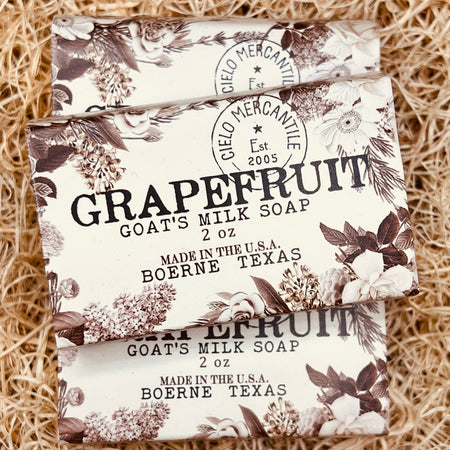 Grapefruit Goat's Milk Soap Small (2oz.)