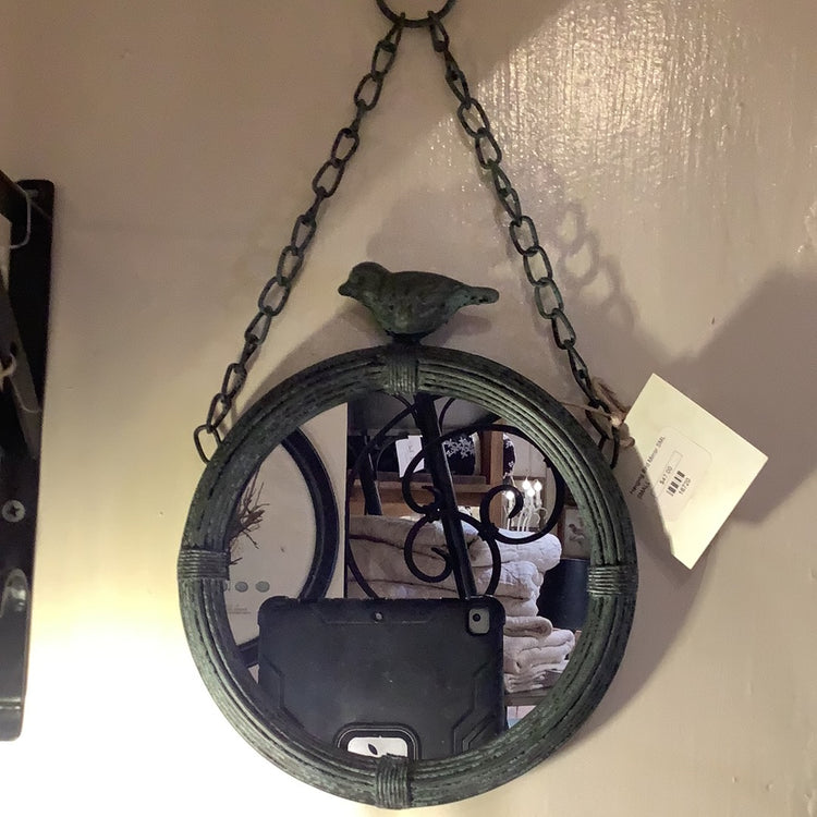 Hanging Bird Mirror SML-SMALL