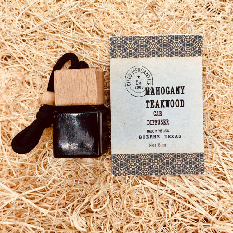 Mahogany Teakwood Car Diffuser