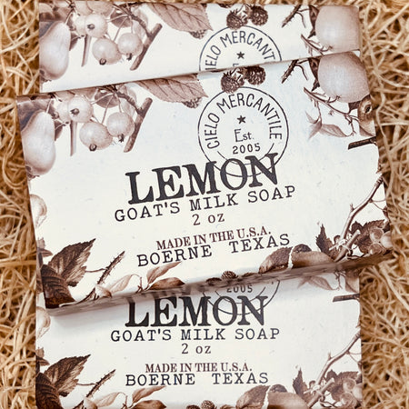 Lemon Goat's Milk Soap Small (2oz.)