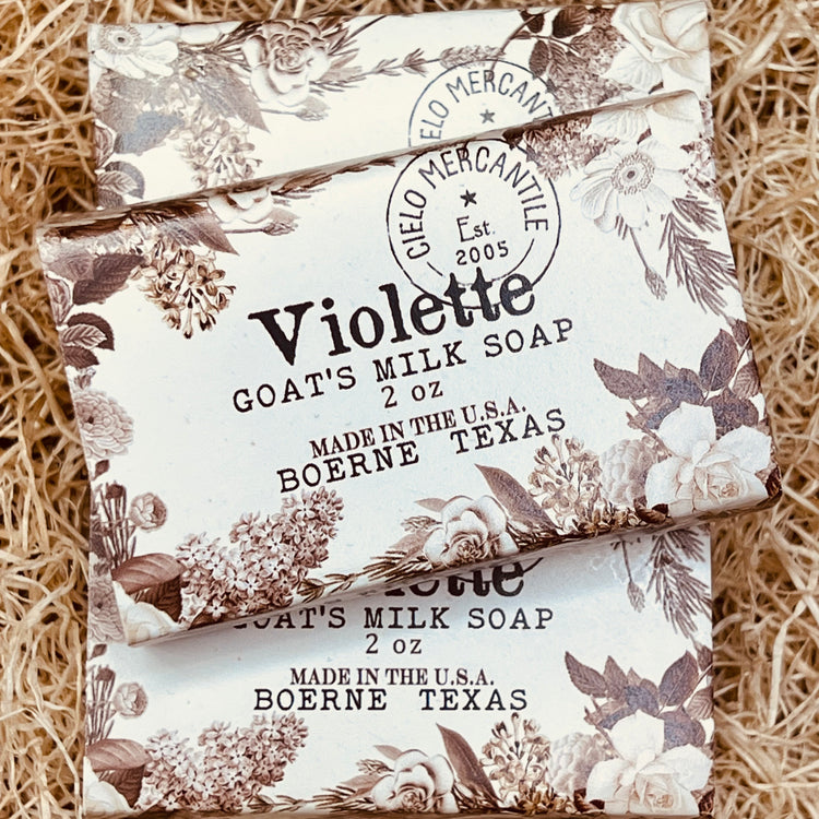 Violette Goat's Milk Soap Small (2oz.)