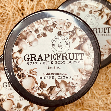 Grapefruit Goat's Milk Body Butter Large (8oz.)