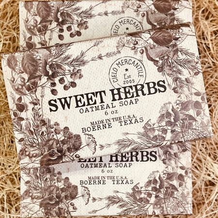 Sweet Herbs Oatmeal Soap Large (6oz.)