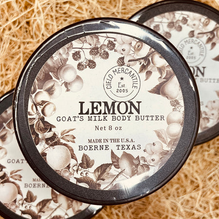 Lemon Goat's Milk Body Butter Large (8oz.)