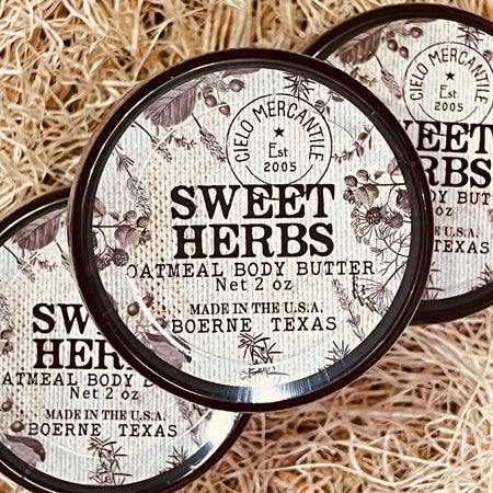 Sweet Herbs Oatmeal Body Butter Small (2oz.)