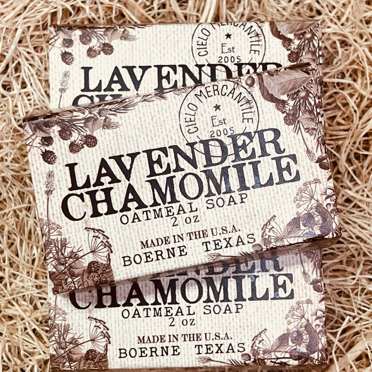 Lavender Chamomile Oatmeal Soap Small (2oz.)