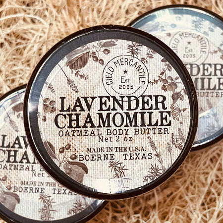 Lavender Chamomile Oatmeal Body Butter Small (2oz.)