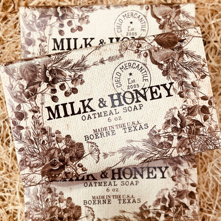 Milk & Honey Oatmeal Soap Large (6oz.)