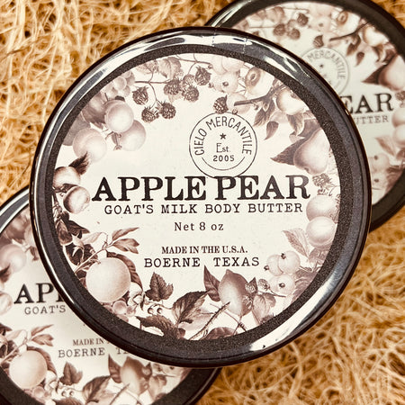 Apple Pear Goat's Milk Body Butter Large (8oz.)