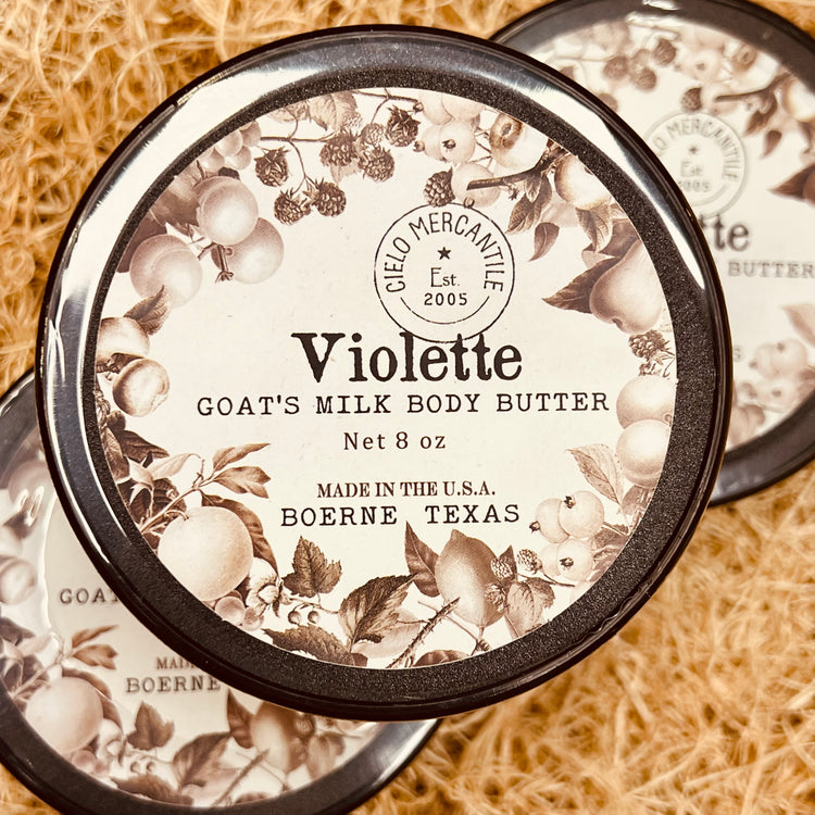 Violette Goats Milk Body Butter Large (8oz.)