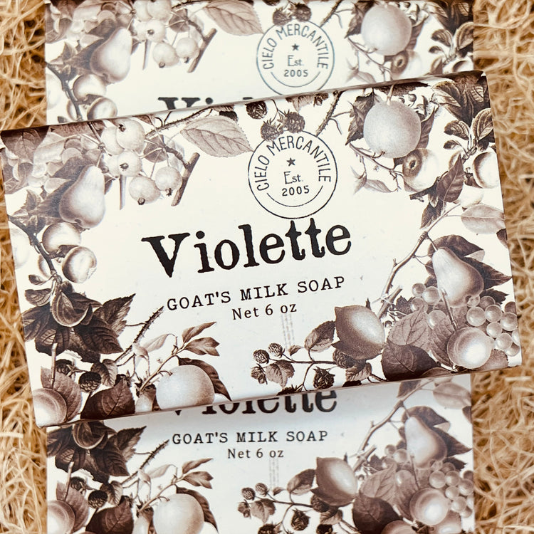 Violette Goat's Milk Soap Large (6oz.)