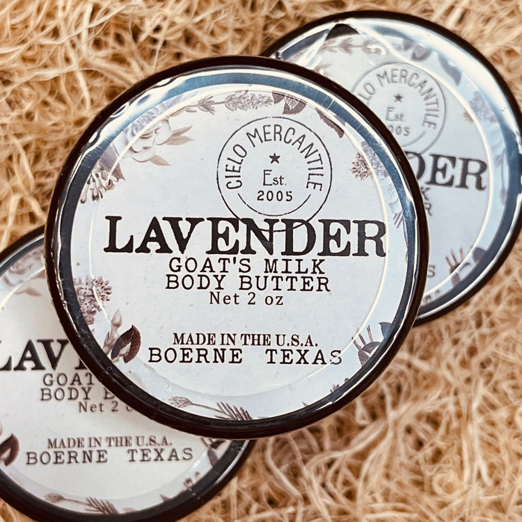 Lavender Goat's Milk Body Butter Small (2oz.)