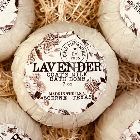 Lavender Goat's Milk Bath Bomb