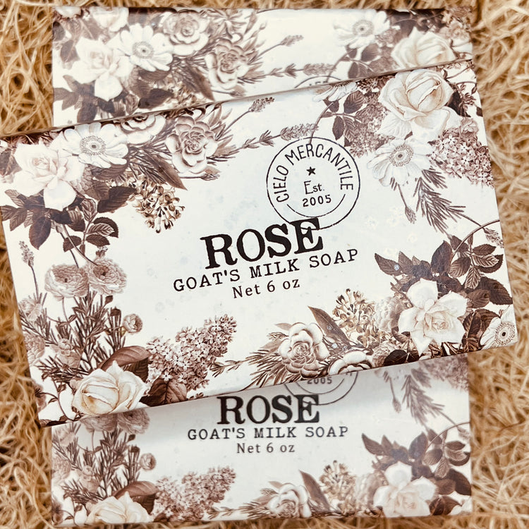 Rose Goat's Milk Soap Large (6oz.)