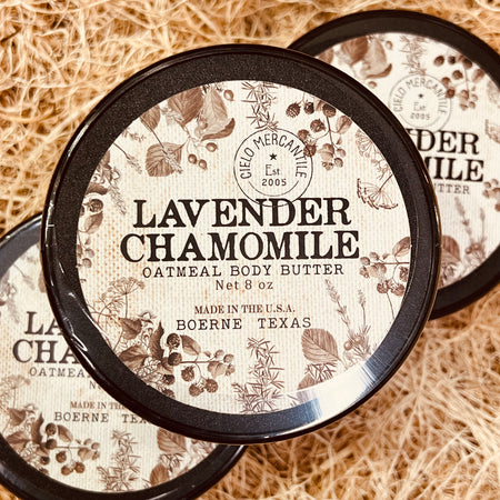 Lavender Chamomile Oatmeal Body Butter Large (8oz.)