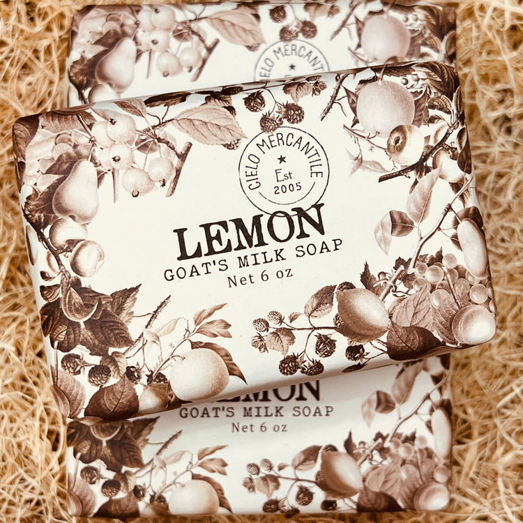 Lemon Goat's Milk Soap Large (6oz.)