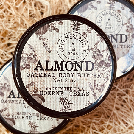 Almond Oatmeal Body Butter Small (2oz.)