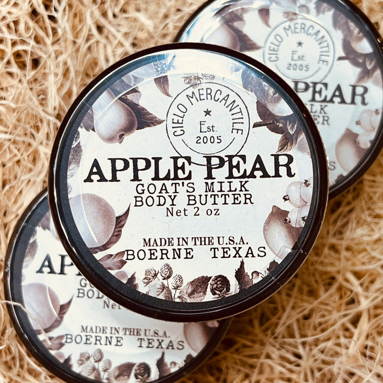 Apple Pear Goat's Milk Body Butter Small (2oz.)