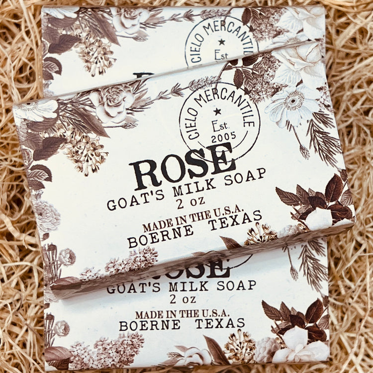 Rose Goat's Milk Soap Small (2oz.)