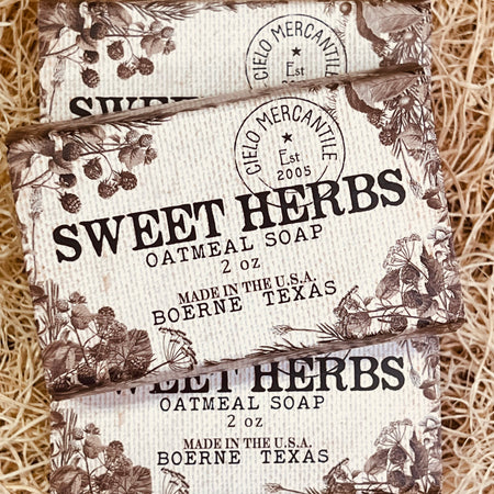 Sweet Herbs Oatmeal Soap Small (2oz.)