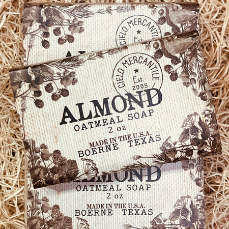 Almond Oatmeal Soap Small (2oz.)