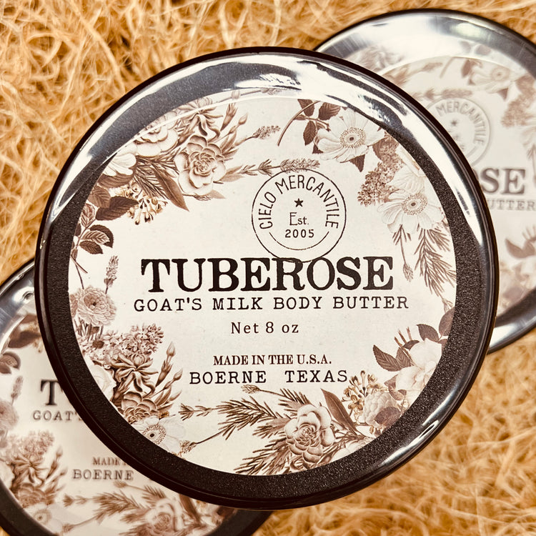 Tuberose Goats Milk Body Butter Large (8oz.)