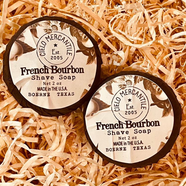 French Bourbon Shaving Soap