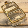 Brass & Glass Pill Box