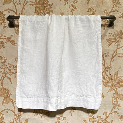 Stone Washed Hand Towel White