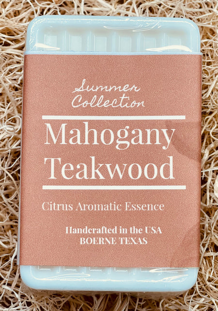 Mahogany Teakwood Soap Large (6oz.)