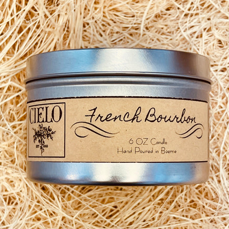 French Bourbon Hand Poured Candle