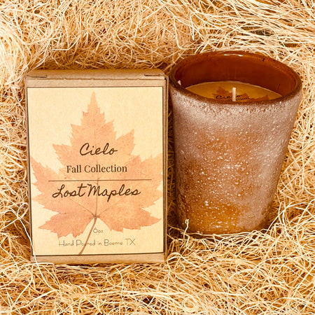 Lost Maples Hand Poured Candle in Artisan Glass 6oz