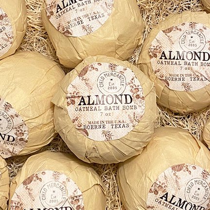 Almond Oatmeal Bath Bomb