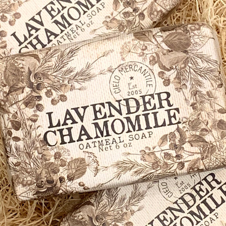 Lavender Chamomile Oatmeal Soap Large (6oz.)