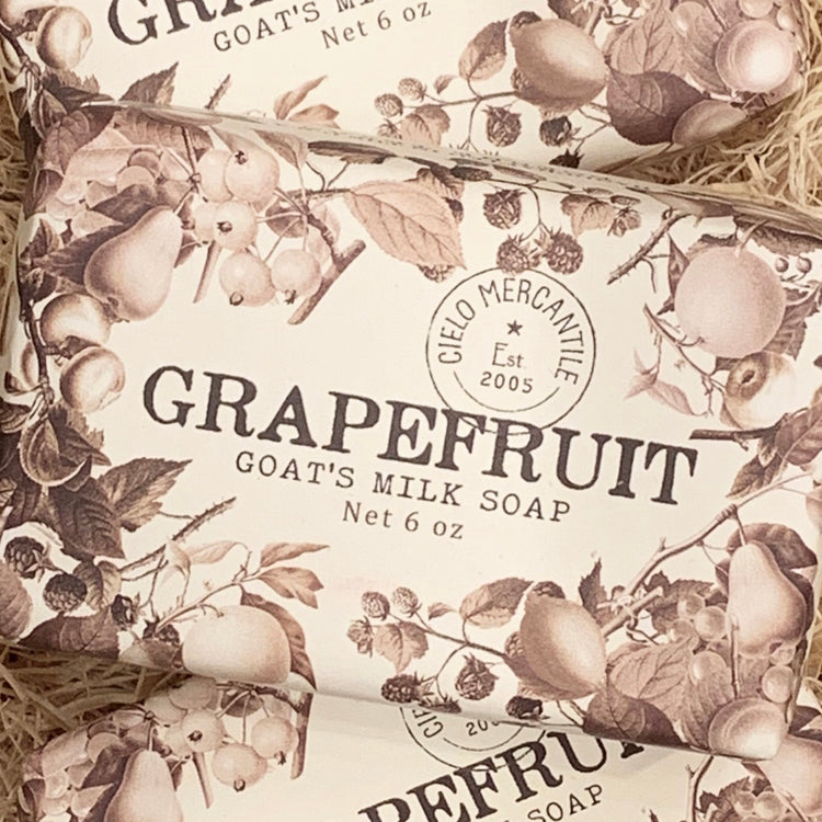 Grapefruit Goat's Milk Soap Large (6oz.)