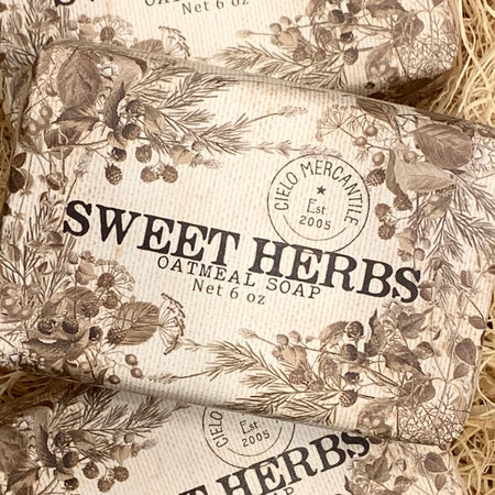 Sweet Herbs Oatmeal Soap Large (6oz.)
