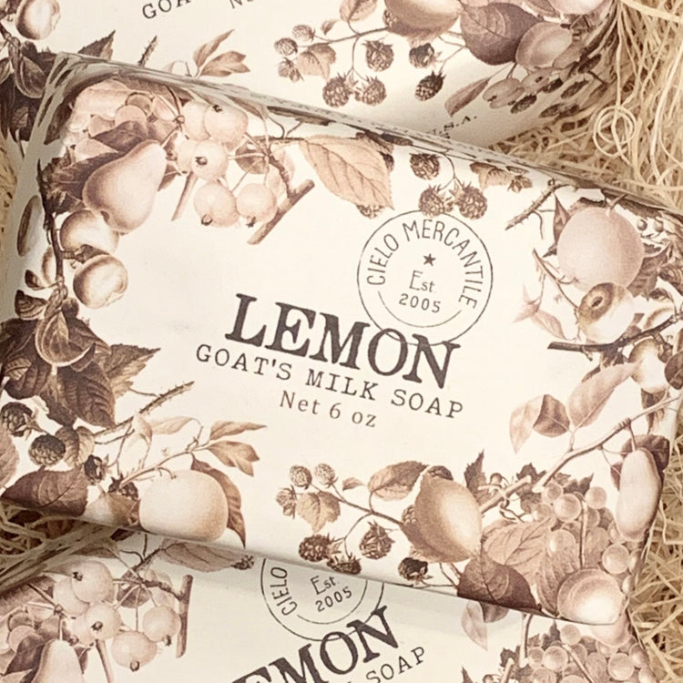 Lemon Goat's Milk Soap Large (6oz.)